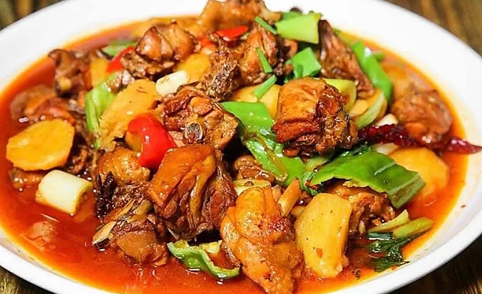 新疆大盘鸡配方及烹饪工艺